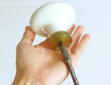 Ø85mm large round porcelain handle, entrance door knob, knob, 1920