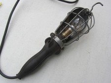 Ancienne baladeuse Made in USA loft garage suspension applique