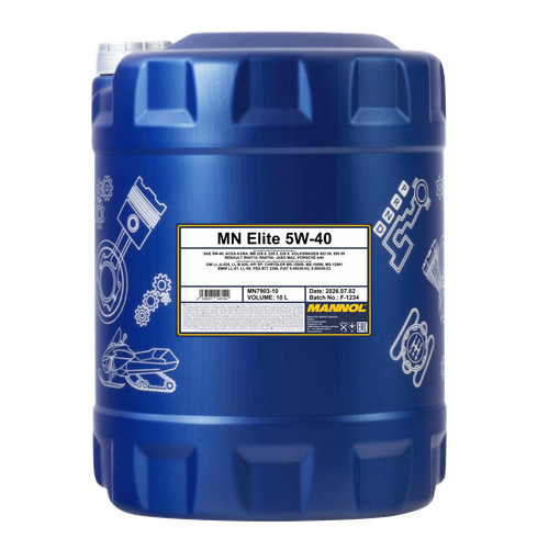 Mannol elite huile - 5w-40,