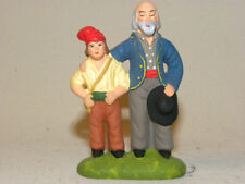 OLD SANTON DE PROVENCE SIGN MARCEL CARBONEL BLIND AND HIS SON SIZE 2 7CM