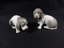Paire Chiens Porcelaine XXe