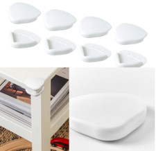 Pare-chocs d'angle IKEA UNDVIKA, sécurité bébé enfant blanc foncé, paquet de ...