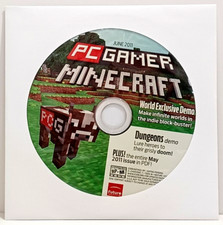 MINECRAFT Unplayed CD Demo Disc PC Gamer World Exclusive June 2011 Beta 1.3