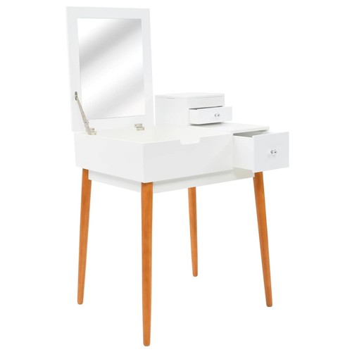 Coiffeuse avec miroir mdf - avec,