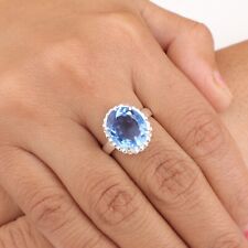 Natural Tanzanite Gemstone 925 Sterling Silver Handmade Jewelry Ring For Gift