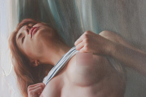 Portrait originale fille - , nue