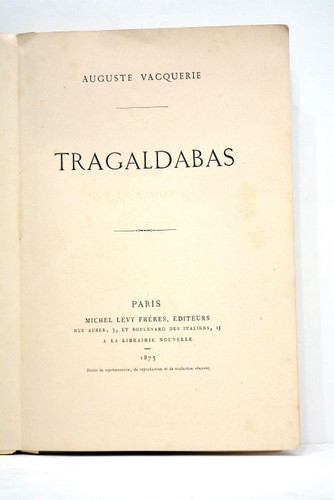 Livre ancien vacquerie - livre,