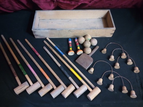 Ancien mini jeu croquet - ancien,