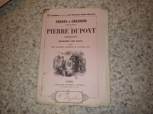 1850 chant chansons - chansons.46e, liv.le