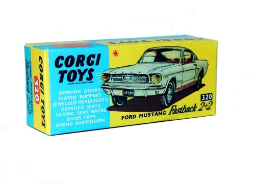 Corgi toys boîte box - , repro