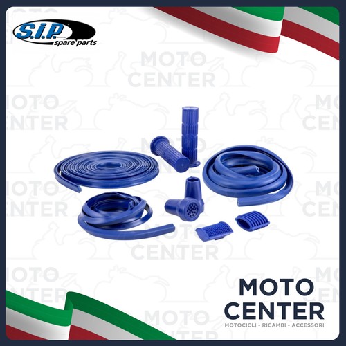 Kit gomme bleu cadre - gomme, piaggio