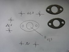 2 Joint pipe admission Peugeot