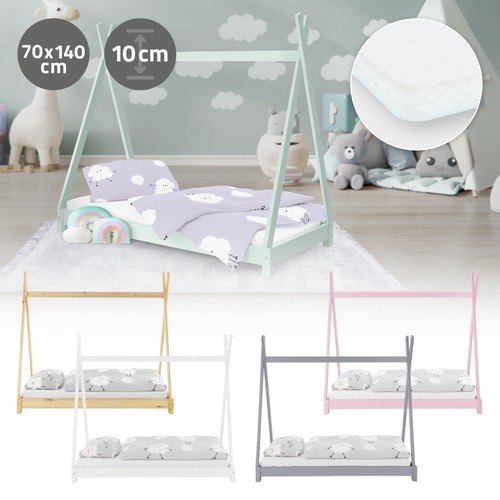 Lit tipi pour - en, bois