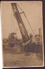Carte-photo " Chantier avec