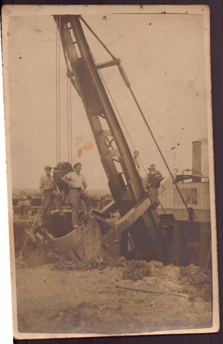 Carte photo chantier avec - carte-photo, "