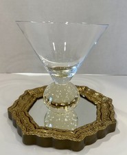 Hand Blown Art Glass Martini