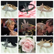 Super Gatsby 1920s Bandeau, Charleston Coiffure, 1920s Déguisement Fête