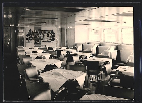 Carte postale bateau moteur - carte,