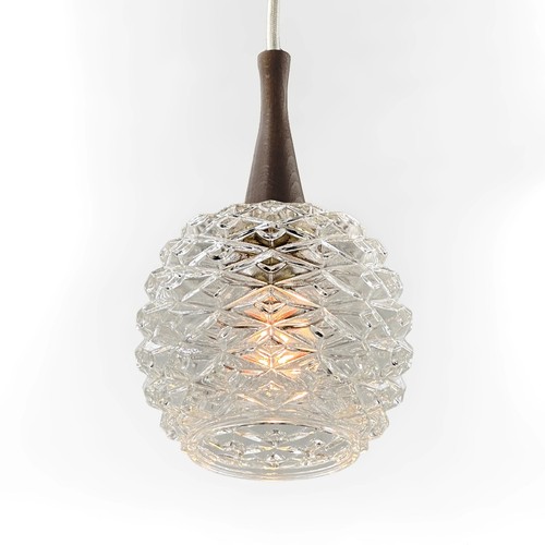 Suspension verre bois - suspension,