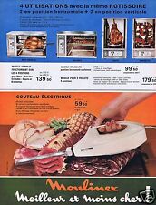 1967 Advertising 026 Moulinex Electric Roaster & Knife