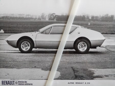 Photo Presse RENAULT ALPINE A