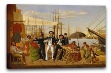 Toile/Cadres John Carlin - Après une longue croisière