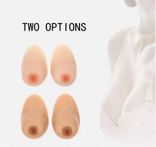 Un paire de gouttes d'eau silicone prothèse mammaire postopératoire cosplay