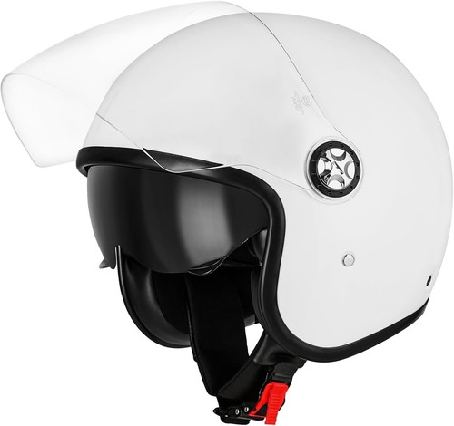 Casque moto jet double - casque,