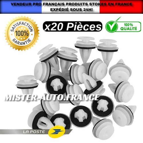 Clips fixation garniture - 20,