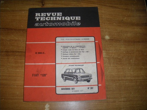 Revue technique rta fiat - fiat, 128