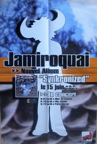 Jamiroquaï concert poster - jamiroquaÏ,