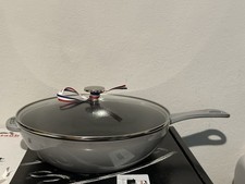 Staub Poele Haute Couv.Verre Daily Pan 10 1/4in 26cm - Graphite Made in France