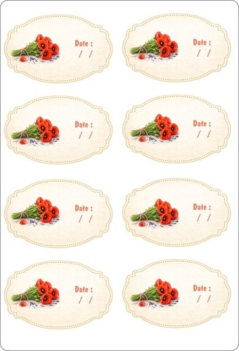 Lot etiquettes - 16,