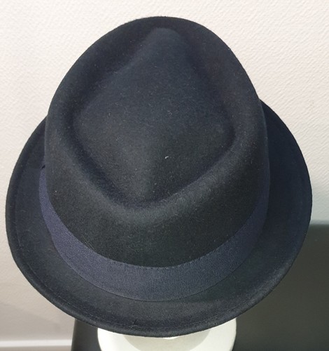 Chapeau laine pork pie petit - chapeau,