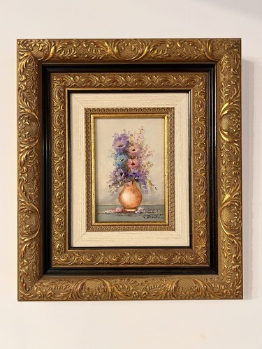Tableau huile nature morte