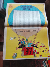 Tintin 636 calendrier 1961