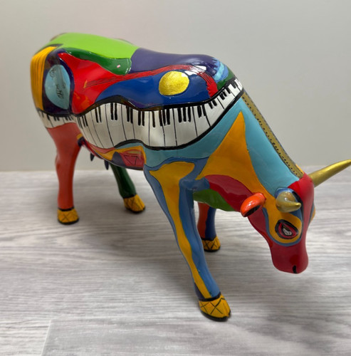 Vache piano cowparade - vache,
