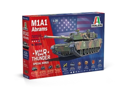 Italeri m1a1 abrams war - -,