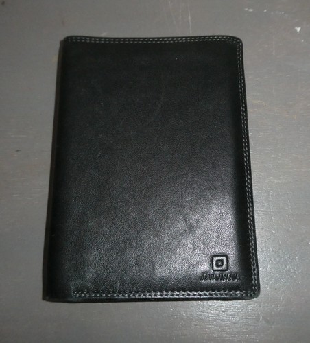 Grand portefeuille cuir - portefeuille, noir