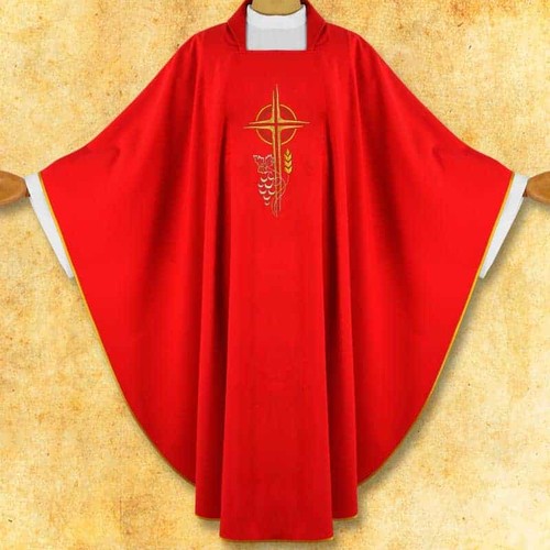 Chasuble brodée croix - chasuble, “croix”