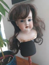 Perruque  poupée ancienne XIX