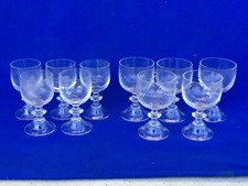 lot de 10 ancien verre roemer