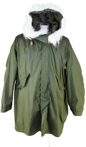Queue m65 parka véritable - queue,