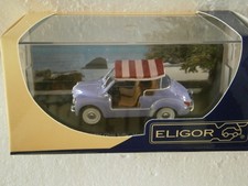 VOITURE MINIATURE RENAULT 4CV DECAPOTABLE GHIA JOLLY (1961) 1/43 ELIGOR