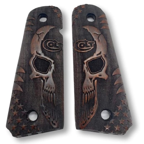 Colt 1911 walnut half skull - 1911,