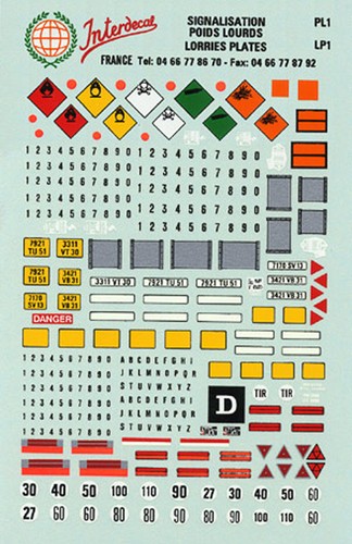Signalisation poids lourds