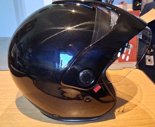 Casque moto jet caberg - casque, noir