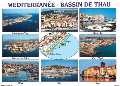 Carte postale etang de - postale, 34