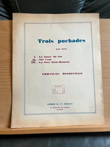 Emmanuel bondeville sur - sur, l'eau