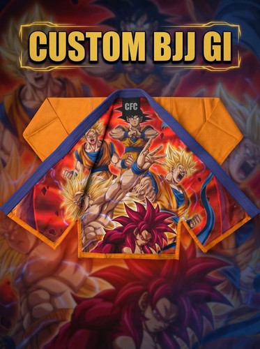 Custom dragon ball bjj - z, gi